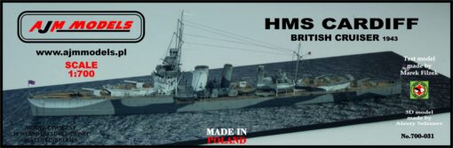 AJM 1/700 HMS Cardiff AJM700-031