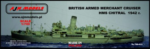 AJM 1/700 HMS Chitral - armed merchant cruiser AJM700-015