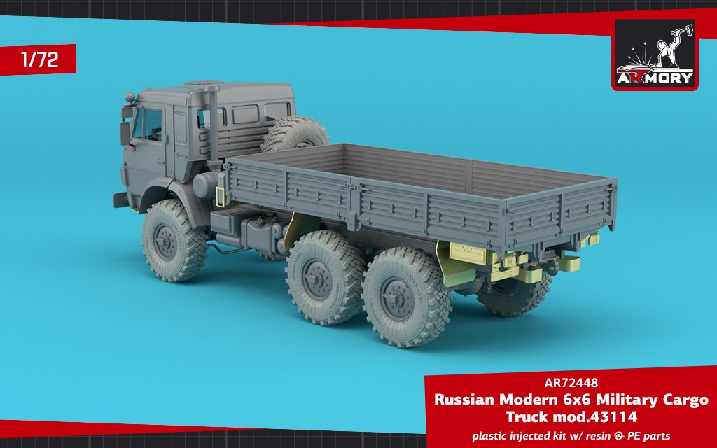 Armory 1/72 Russian Modern 6×6 Military Cargo Truck mod.43114