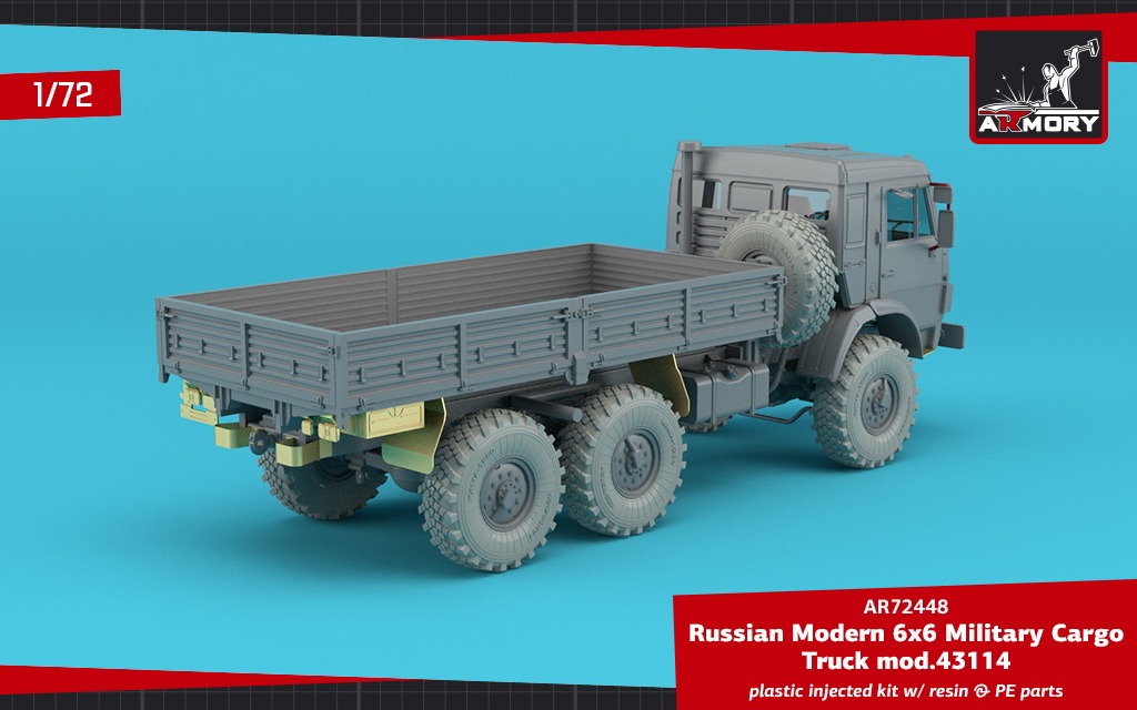 Armory 1/72 Russian Modern 6×6 Military Cargo Truck mod.43114