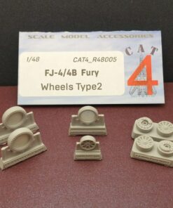 CAT4 1/48 FJ-4/4B Fury wheels type2 beams R48005