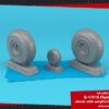 Armory 1/32 B-17G Flying Fortress wheels w/ weighted tyres type "b" (GS) AR AW32320