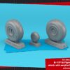 Armory 1/32 B-17G Flying Fortress wheels w/ weighted tyres type "c" (RA) AR AW32321