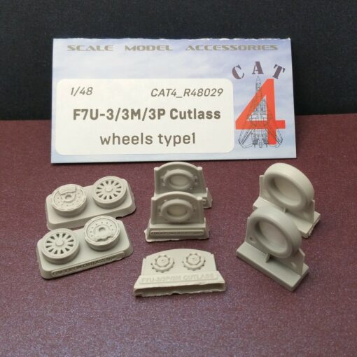 CAT4 Models 1/48 F7U-3/3M/3P Cutlass wheels type1 R48029