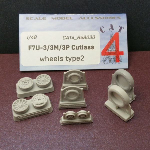 CAT4 Models 1/48 F7U-3/3M/3P Cutlass wheels type2 R48030