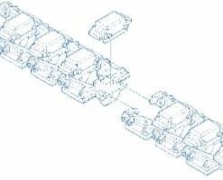 Minor 1/35 3D printed full workable tracks for Panzerkleinzestorer "Rutscher" (for Das Werk / Amusing hobby)TR35014