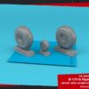 Armory 1/48 B-17G Flying Fortress wheels w/ weighted tyres type "c" (RA) AR AW48346