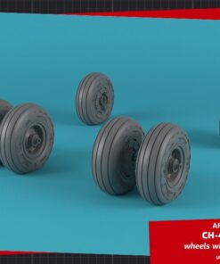 Armory 1/48 CH-47 Chinook wheels w/ weighted tires AR AW48311