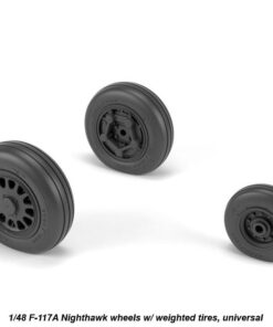 Armory 1/48 F-117A wheels w/ weighted tires AR AW48322