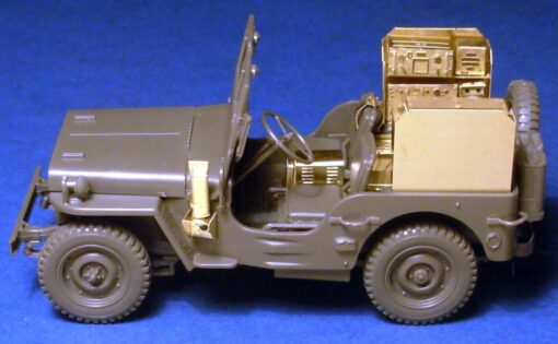Minor 1/35 SCR-193 U.S. WWII radio set for Jeep + stowage rack GM35005