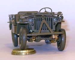 Minor 1/35 SCR-193 U.S. WWII radio set for Jeep + stowage rack + workable leaf springs GM35006