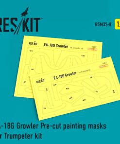 ResKit 1/32 EA-18G Growler Pre-cut painting masks for Trumpeter kit RSM32-0008