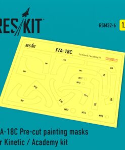 ResKit 1/32 F/A-18C Pre-cut painting masks for Kinetic / Academy kit RSM32-0006