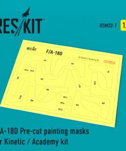 ResKit 1/32 F/A-18D Pre-cut painting masks for Kinetic / Academy kit RSM32-0007