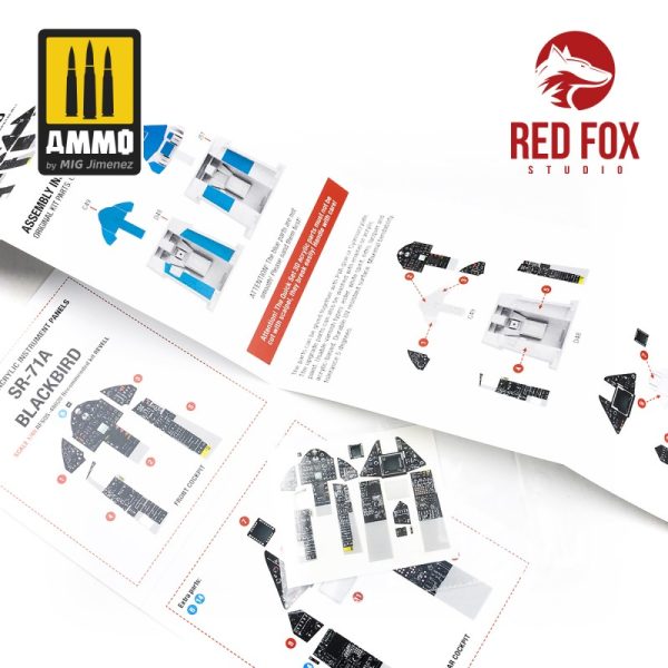 Red Fox 1/48 SR-71A Blackbird(for Revell kit) RFSQS-48020