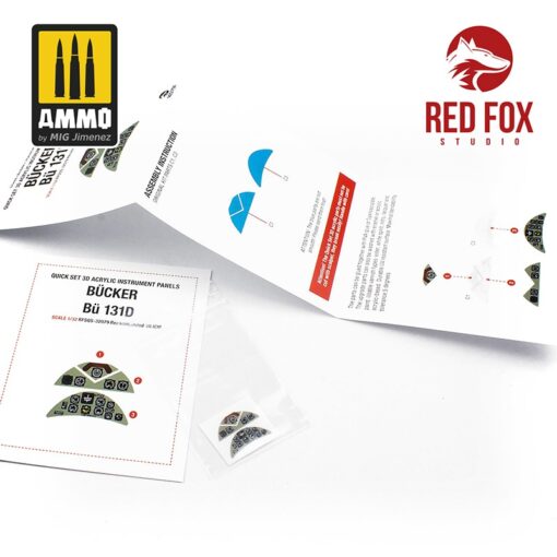 Red Fox 1/32 Bucker Bu 131D (for ICM kit) RFSQS-32079
