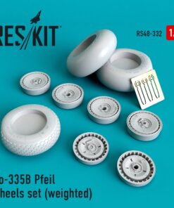 ResKit 1/48 Do-335A Pfeil wheels set (weighted) RS48-0332