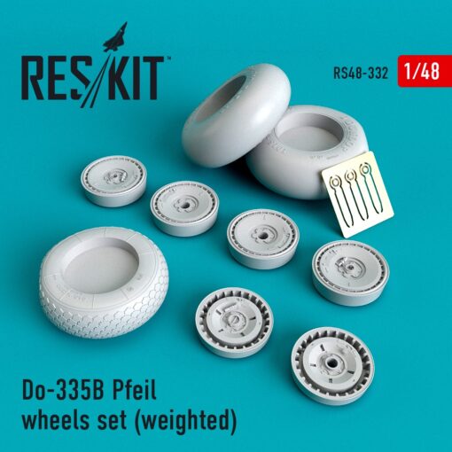 ResKit 1/48 Do-335A Pfeil wheels set (weighted) RS48-0332