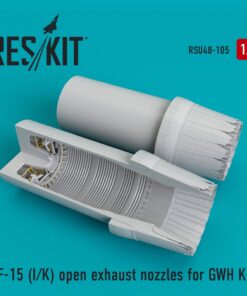 ResKit 1/48 F-15 (I/K) open exhaust nozzles for GWH Kit RSU48-0105