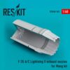 ResKit 1/48 F-35 (A/C) Lightning II exhaust nozzles for Meng Kit RSU48-0165