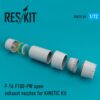 ResKit 1/72 F-16 F100-PW open exhaust nozzles for KINETIC Kit RSU72-0089