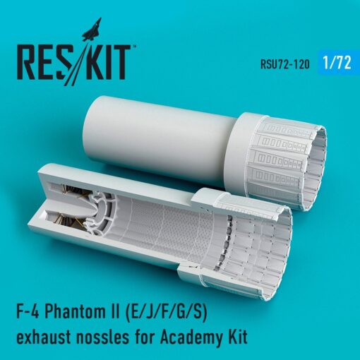 ResKit 1/72 F-4 Phantom II (E/J/F/G/S) exhaust nozzles for Academy Kit RSU72-0120
